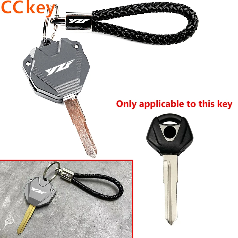 

For YAMAHA YZF R7 R6 R3 R1 R125 R25 R15 YZFR7 YZFR6 YZFR1 Accessories Motorcycle CNC Keychain Case Shell & Keychain Key Ring