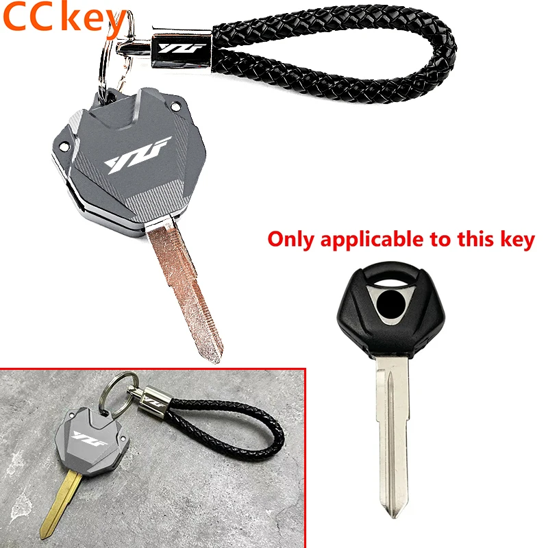 For YAMAHA YZF R7 R6 R3 R1 R125 R25 R15 YZFR7 YZFR6 YZFR1 Accessories Motorcycle CNC Keychain Case Shell & Keychain Key Ring