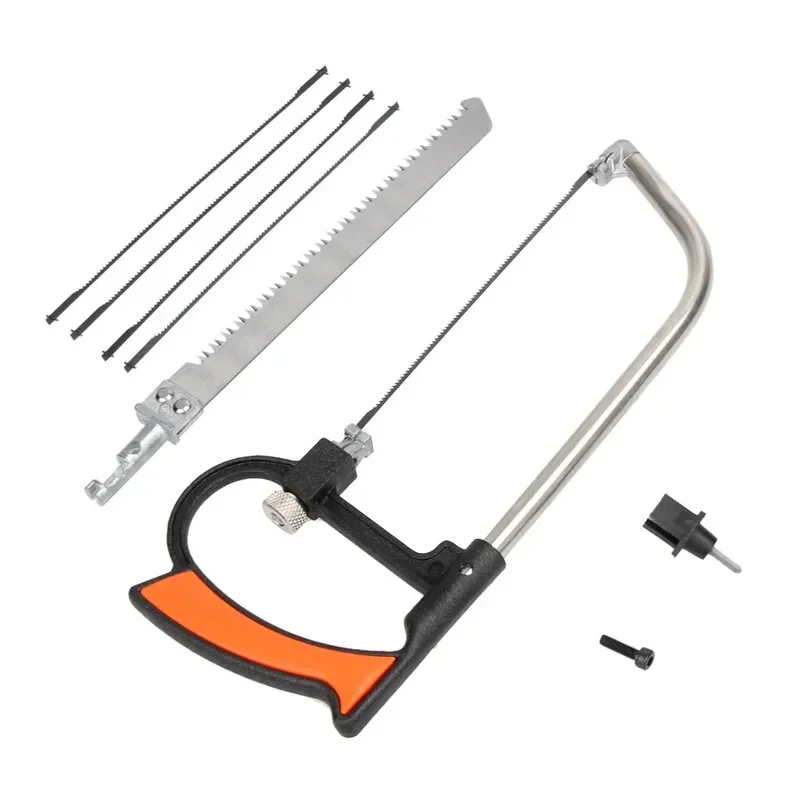 Mini8 IN 1 Multi Purpose Magic Handsaw Hacksaw Set Yellow Durable Portable Woodworking Household Hand Tool Kit