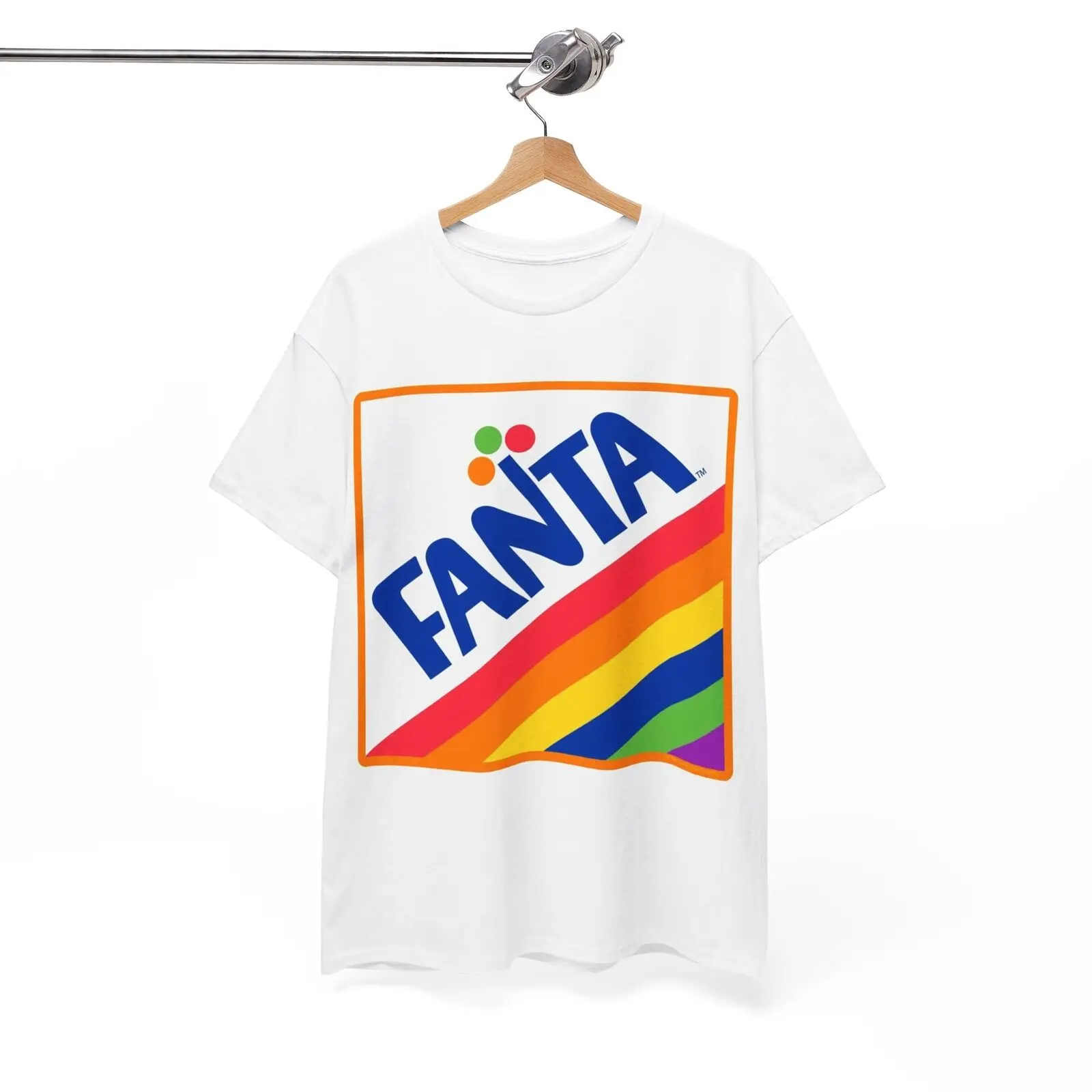 Fanta Soda T Shirt Vintage Pop Logo Retro Nostalgic Heavy Cotton