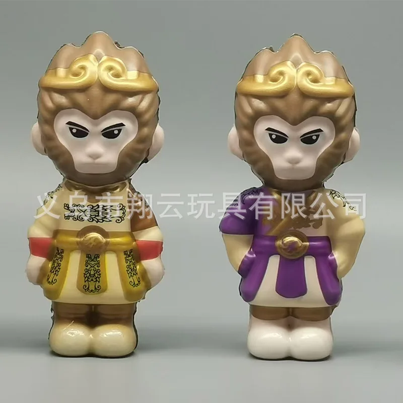 Zwarte Mythe: Wukong Game Decompressie Speelgoedmodel Decompressie Zachte Langzame Rebound Pop Cartoon Kinderfiguur Speelgoed Genezende Geschenk