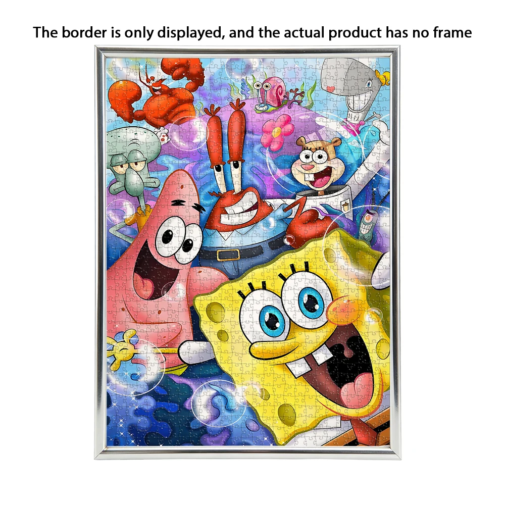 

SpongeBob SquarePants Wooden Puzzle Game - Educational Toy in Various Piece Counts 108/200/300/500/1000 Piece Options Available