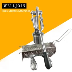 Super Long French Fries Makers Machines Stainless Steel Longest Footlong Mashed Potatoes Fried Chips Extruders Ricers Device