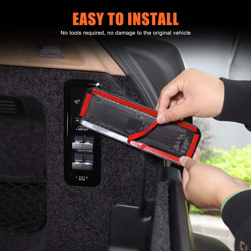 لاند روفر رينج روفر سبورت/فوغ L460 L461 2023 + ABS ألياف الكربون مقعد صندوق السيارة زر قابل للطي غطاء مضاد للخطأ