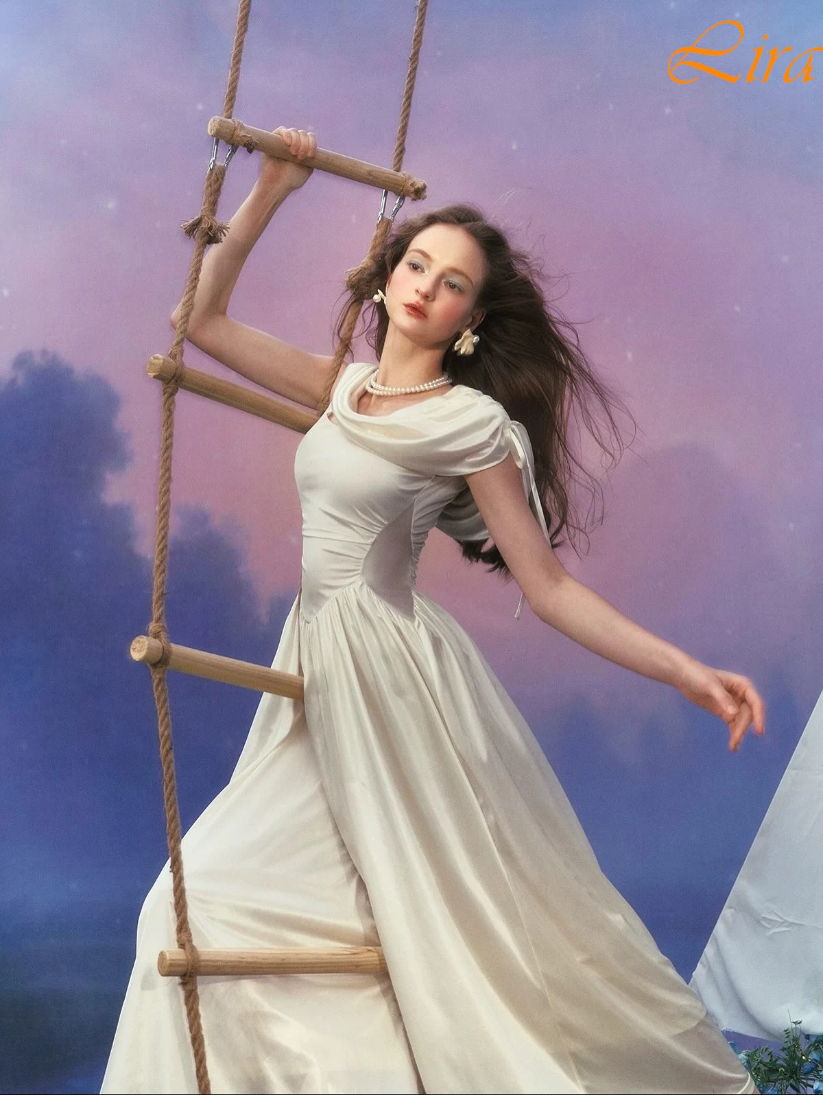 Aangepaste A-lijn Ronde Hals Elegante Formele Avondjurk Modern Temperament Celebrity Jurken Delicate Feestjurk van hoge kwaliteit