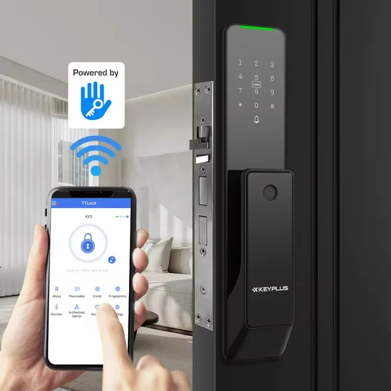 NEW Pre-sale KX2 Revolution Design High Quality Fingerprint Smart Door Lock