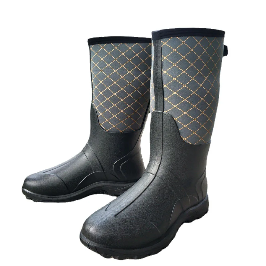 High End Outdoor Rain Shoes Rain Boots Water Shoes Industrial and Mining Boots Rain Shoes for Male and Female Couples