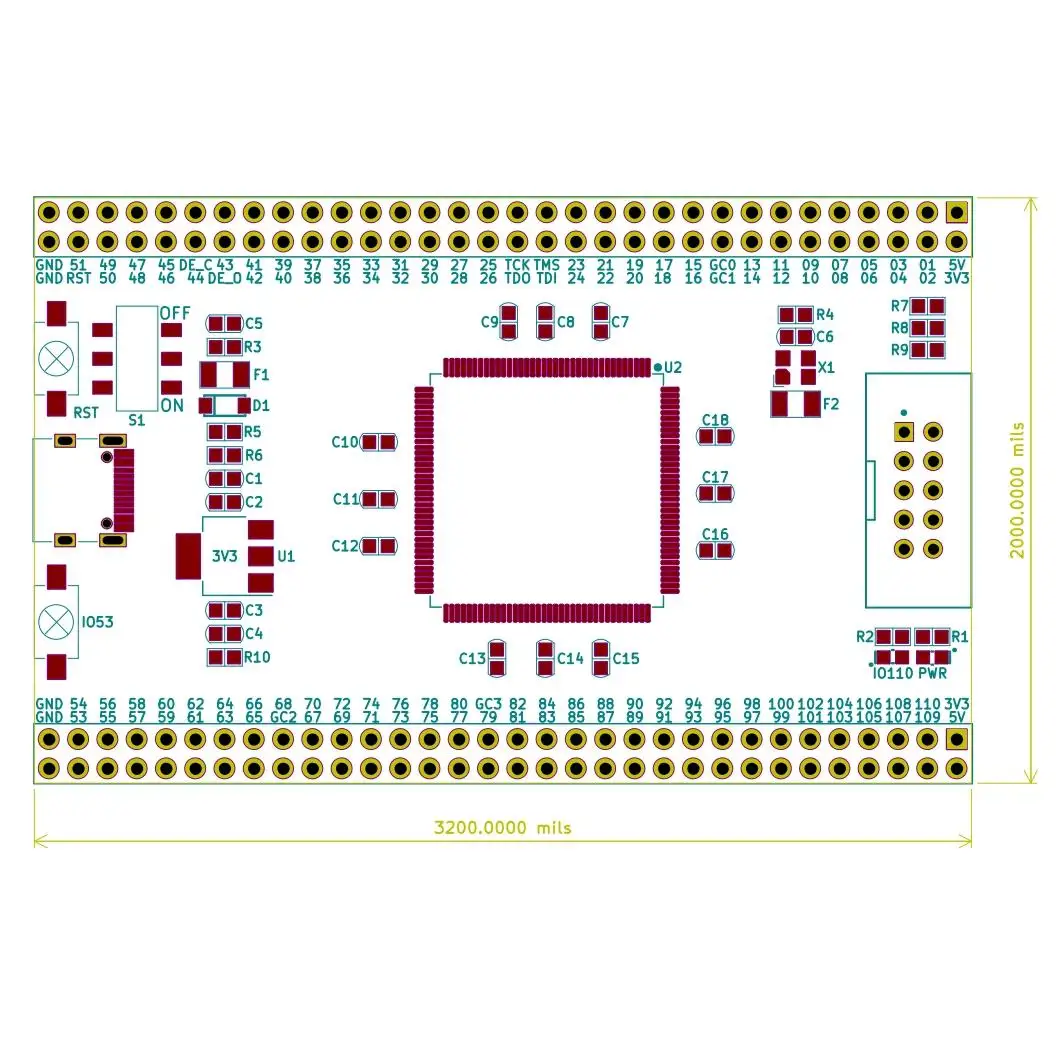 EPM1270T100C5N Core Board MAX-II Board I5N Development Altera Minimum System MAXII New Product CPLD