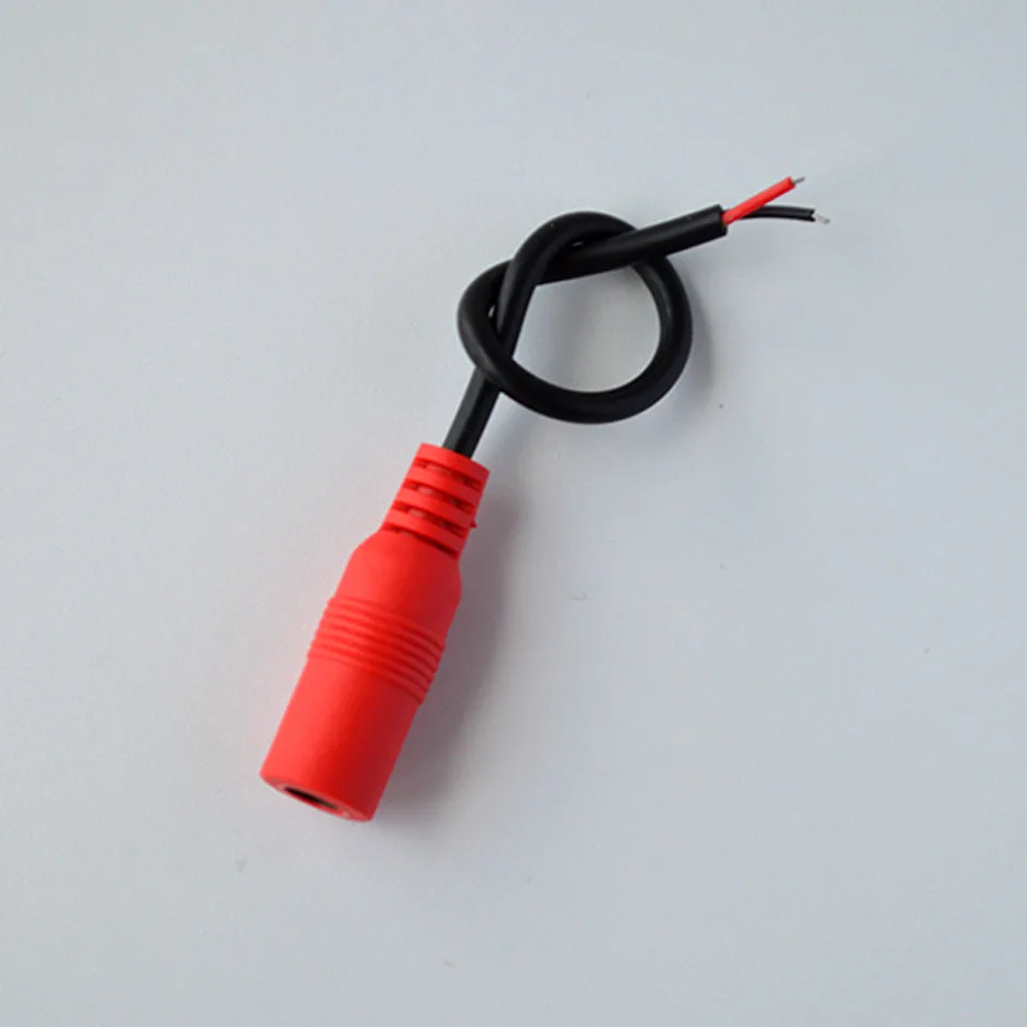 5.6 X 2.1mm DC Socket Female Power Connector Socket Cable Can Be Connected for 5.5 X 2.1mm Male Plug Connector