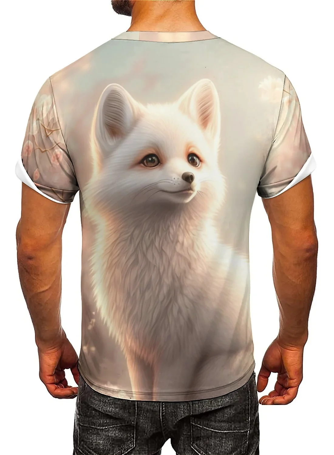 European and American Trendy Men's 3D Printed Short-sleeved T-shirts, Smooth Fabric, Men's and Women's Printed Short-sleeved Top