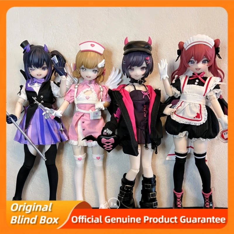 

Подлинная серия Light Nightmare Twin Mjd Mystery Box Kawaii, экшн-фигурка, коллекция кукол Bjd, украшение, слепая коробка, игрушки, подарок