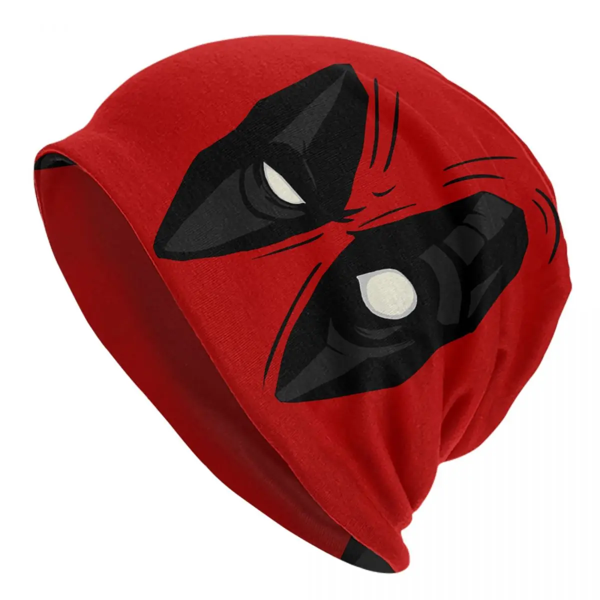 Deadpool Eyes Cap Goth Autumn Winter Ski Skullies Beanies Hats Spring Warm Multifunction Bonnet Knitting Hats