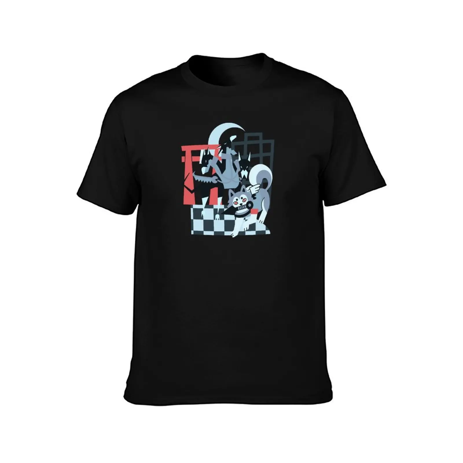 The Bark Hour T-Shirt Basic Solid Color Short Sleeve T-Shirt