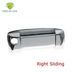 Right Sliding Door Exterior Outer Handle For 2005-2018 Toyota Hiace Quantum Commuter 69240-26080 69240-26090 69230-26070 Chrom