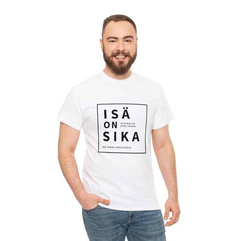 

Isä On Sika Heavy Cotton T Shirt
