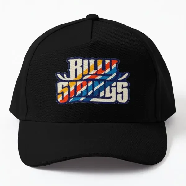 Billy Strings Retro  Baseball Cap Hat Summer Mens Women Hip Hop Casual Casquette Sport Sun Snapback Printed Outdoor Fish Black