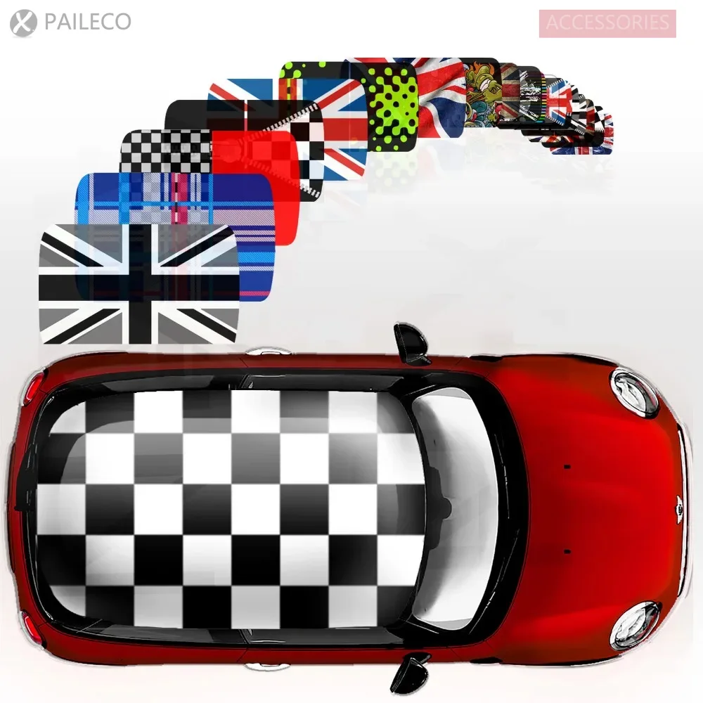 

Whole Cover Roof Graphics stickers decal Customized for mini Cooper clubman countryman R50 R53 R55 R56 R60 F55 F56