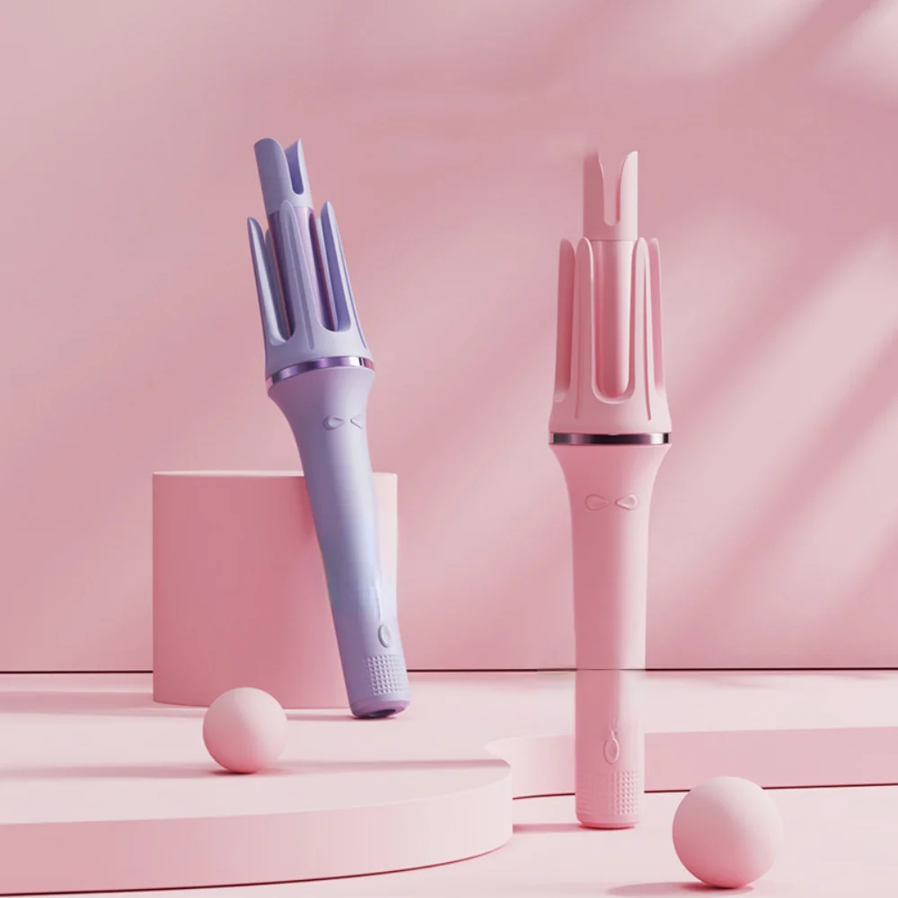 BOLEBIO أداة تجعيد الشعر الأوتوماتيكية 28 مم أداة تجعيد الخدمة الذاتية الأوتوماتيكية بالكامل قضيب حديد بكرة الشعر موجة بكرة الشعر/مستقامة موجة بكرة الشعر