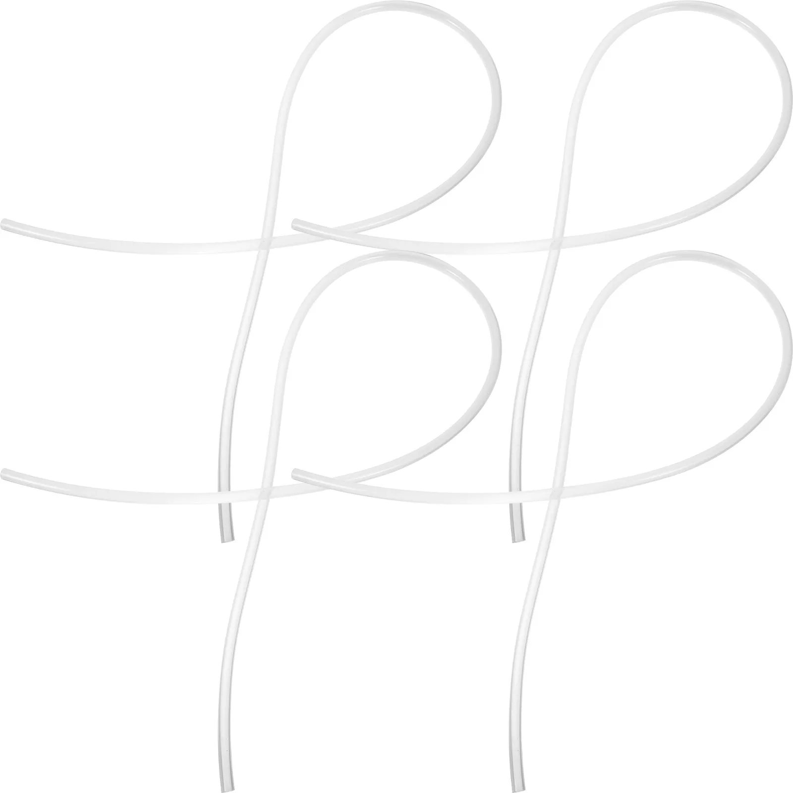 

Комплект из 4 силиконовых шлангов для диспенсера воды, гибкие, термостойкие, для автоматических электрических водяных насосов