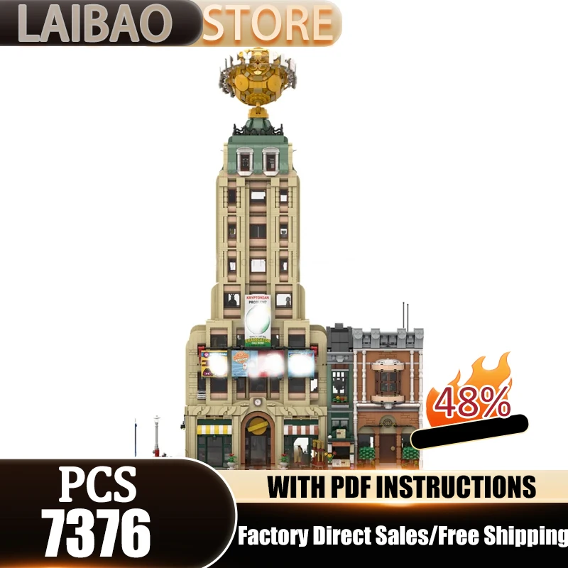 

Moc Building Blocks Planetary Architecture-Popular Movie Model Technical Bricks DIY City Street View Assembly Toys Holiday Gifts