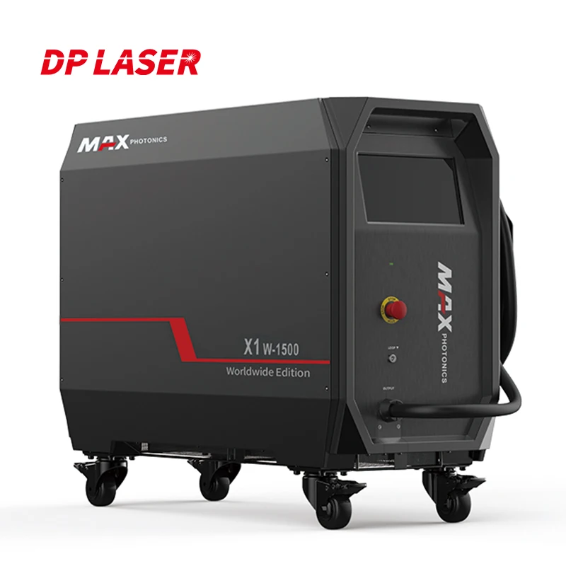 Máquina de solda a laser de fibra portátil da marca DP Laser MAX resfriamento de ar 800W 1200W 1500W