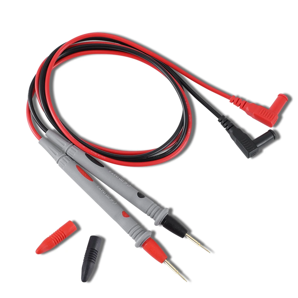 1 Pair Multimeter Wire Pen Digital Multimeter 10A Probe Universal Test Needle Pin Tester Accessory, with Clip