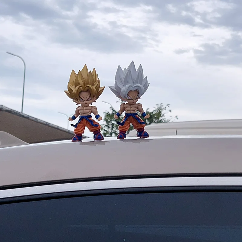 Ultimo stile Dragon Ball Z Anime Figura Super SaiyanGolden Haired Goku Nuova forma Action Figure Modello Regalo da collezione Giocattoli per bambini