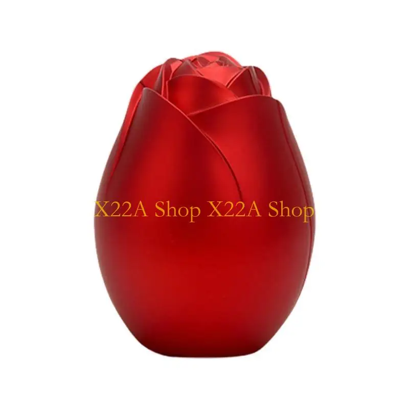 Unique Luxurious Double Opening Rose Pendant Box for Special Occasion Jewelry