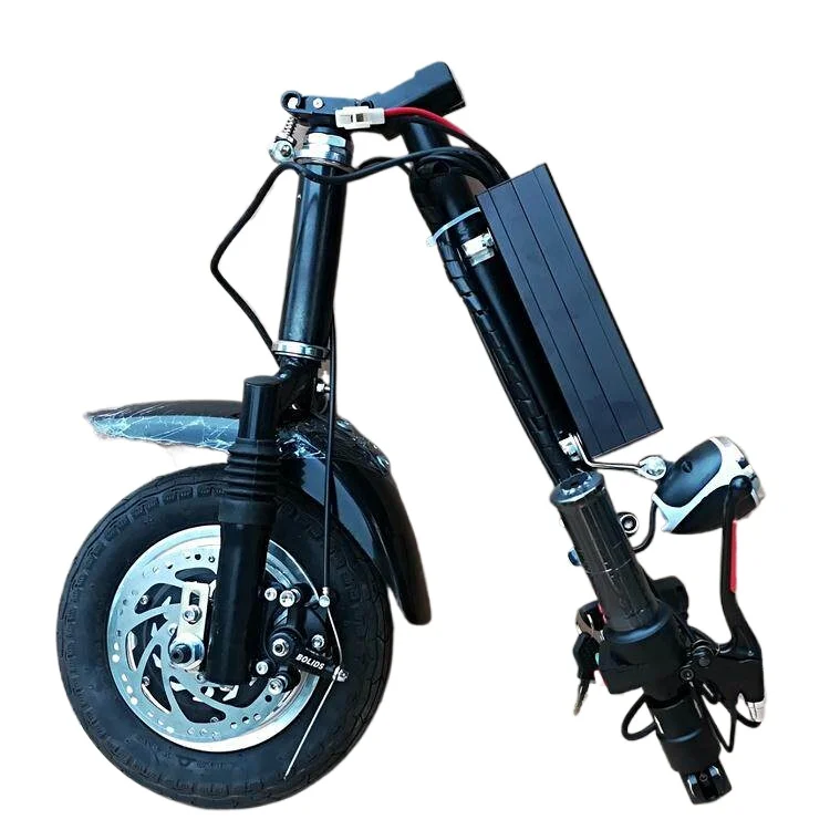 Electric Wheelchair Tug 10" Wheel Front Drive Disc Brake Mobility Scooter Tow Head DIY Camp Trailer Mover