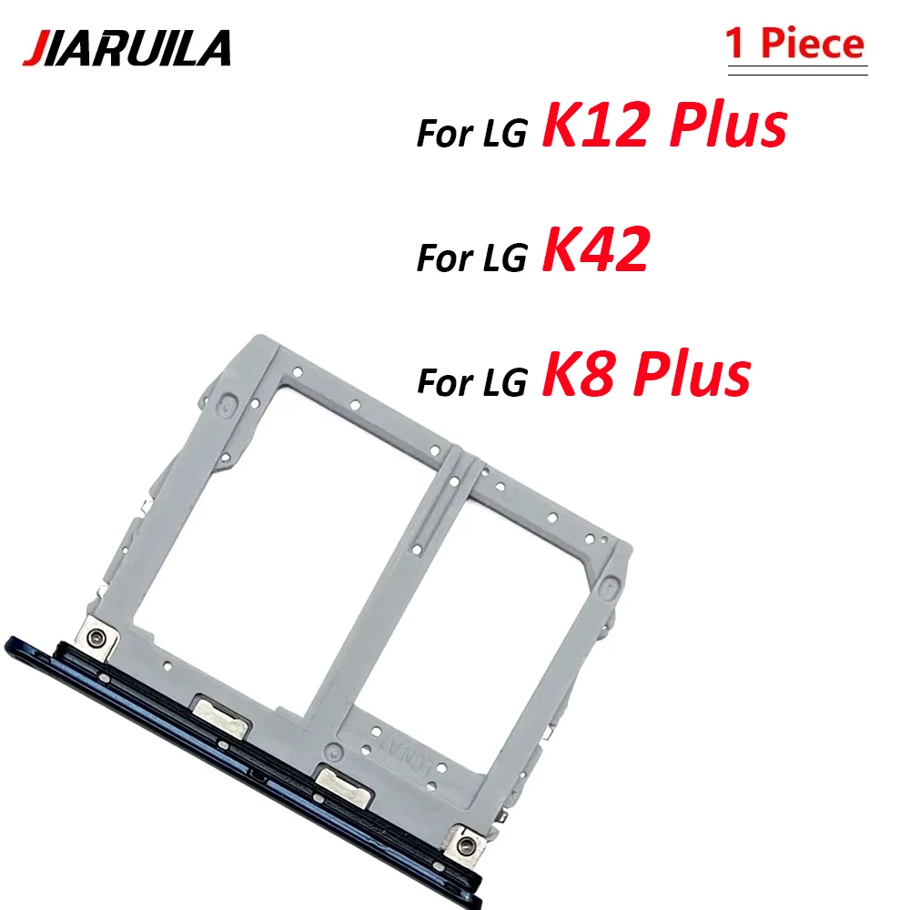 Para LG K12 Plus K8 Plus K22 K42/K52/K62 K11 Plus bandeja de tarjeta SIM accesorios adaptadores de soporte de ranura
