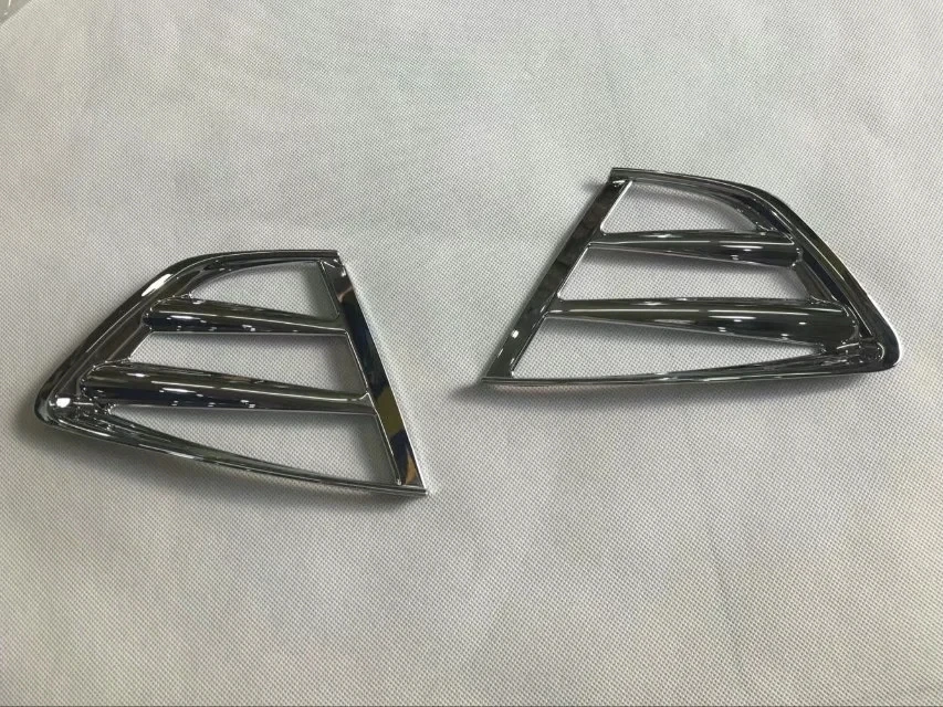 For Honda Freed 2017 2018 2019 2020 ABS Chrome Front Foglight Lamp Frame Cover Rear Fog Light Trims Car Styling Accessories