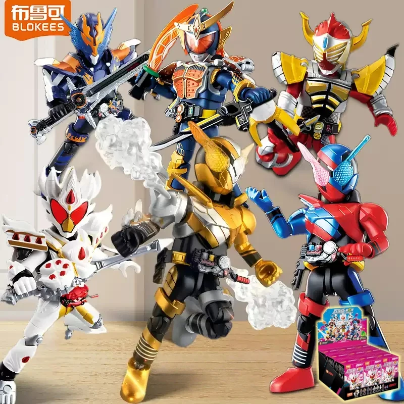 

Новый оригинальный Blokees Kamen Rider Galaxy Vol.5 креативный сокровище слепая коробка строительный блок фигурка аниме Декор сбор идеальный подарок