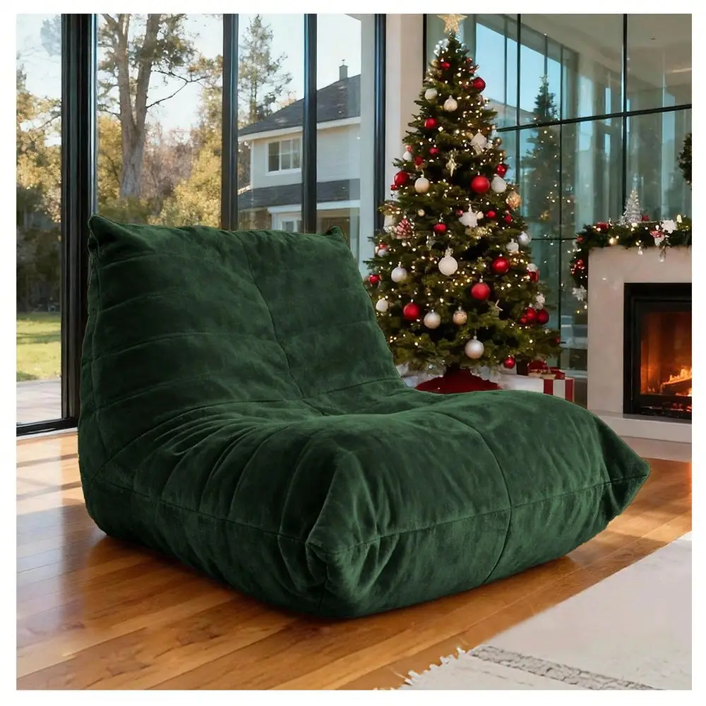 

Armless Bean Bag Chair, Lazy Floor Sofa Couch For Adults And Kids, Fireside Chair With Ergonomic Design, Memory Foam Lounge Chai