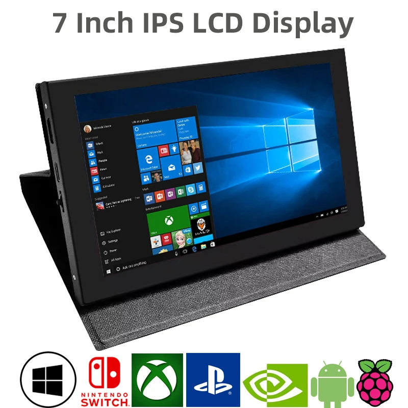 7 Inch IPS Touch Screen HDMI-kompatibel LCD für Raspberry Pi Orange Pi Windows PC Display mit Kortikale Fall tragbare Monitor