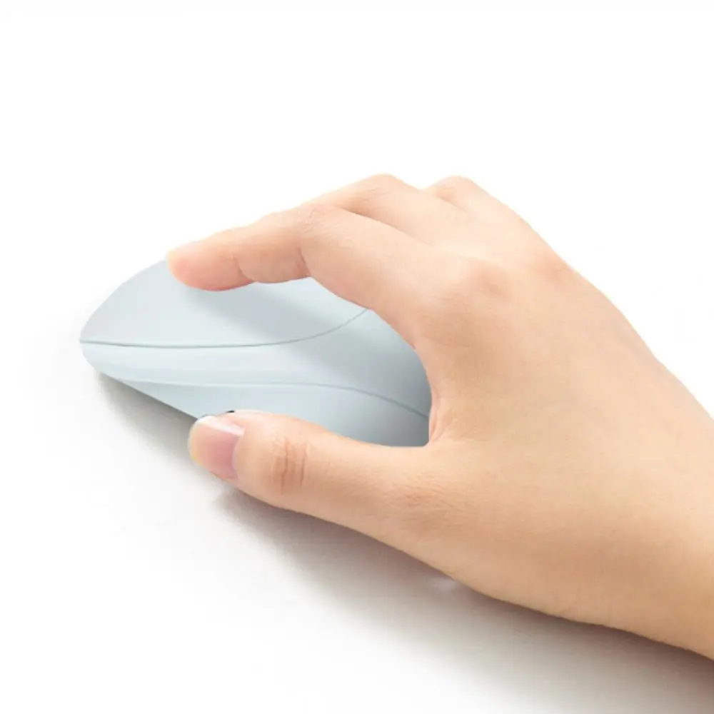 

2.4Ghz+BT5.0 Macaron Wireless Mouse 1600DPI Rechargeable Ergonomics Wireless Mouse Lightweight Plug and Play