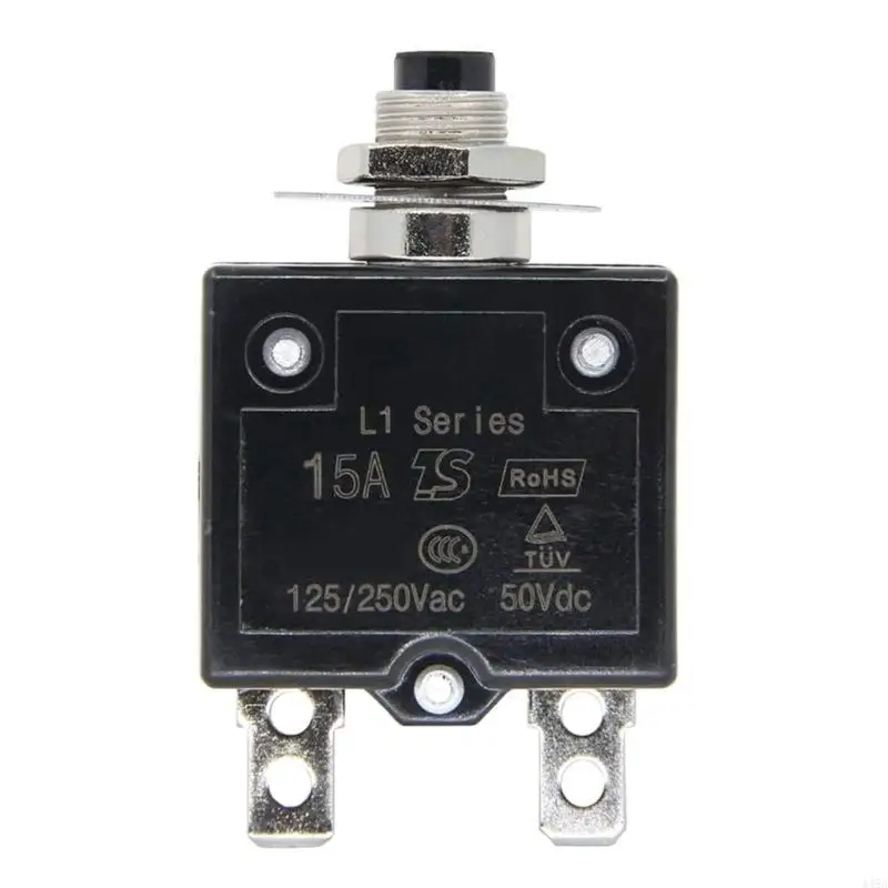 Easy Installion 15A Circuit Breakers With Manual Resets for Various Applications 448A