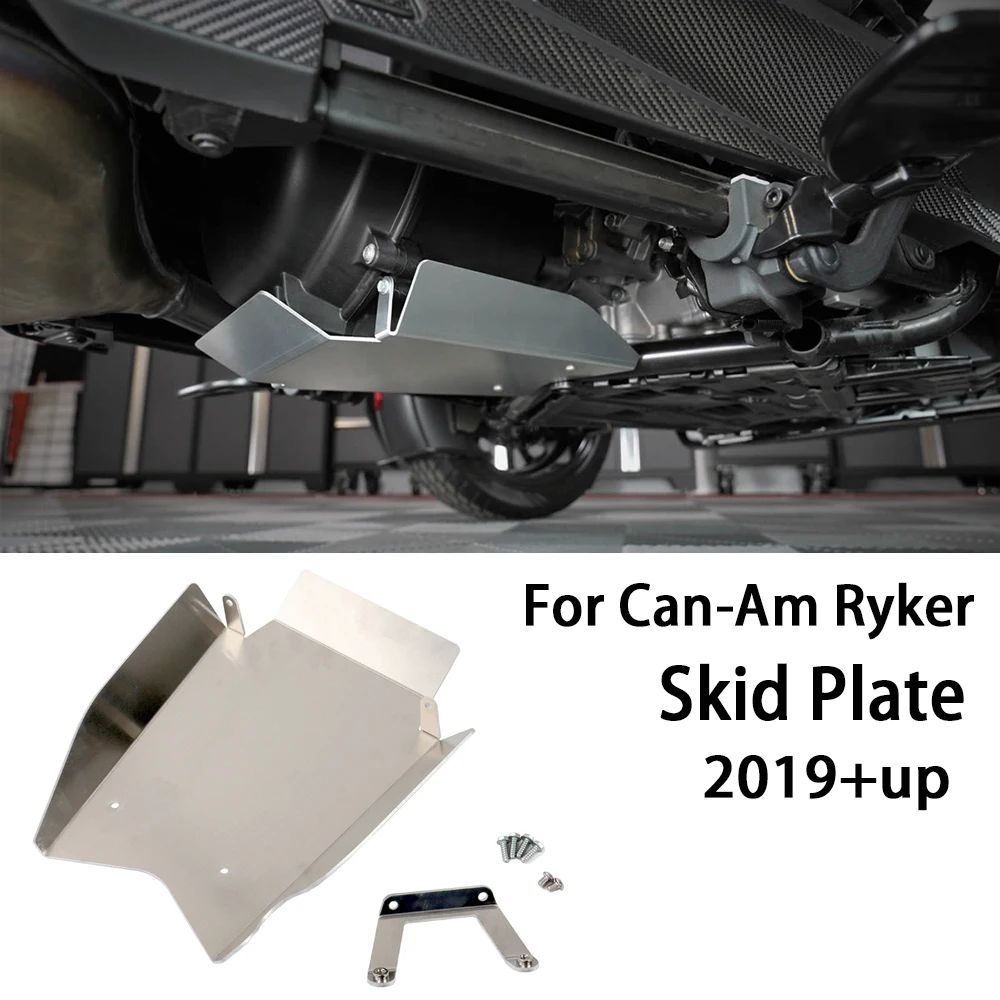 

NEW Motorcycle Accessory Engine Lower Aluminum Skid Plate Cover For Can-Am Ryker 600 /Ryker 900 Rally Edition 2019-2024