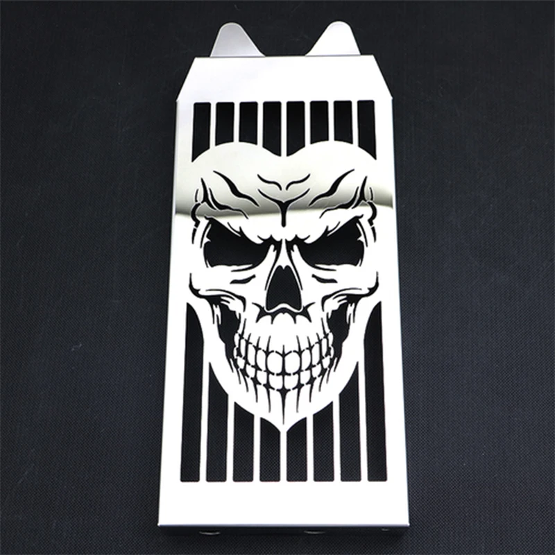 Motorcycle Steel Skull Radiator Grill Cover Guard Protector For HONDA Shadow VLX600 VLX400 VT600 Steed 400 600 1988 1989-2007