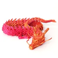 Free Swing Creative Handmade 3D Printing Chinese Dragon Decoration Handicrafts Dragon Toy Figurines & Miniatures