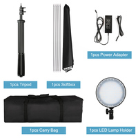 SH Softbox Lighting Kit 50CM*70CM 45W 2-Color Dimmable LED Photography Studio Lighting Kit for Photo Studio Video Shooting