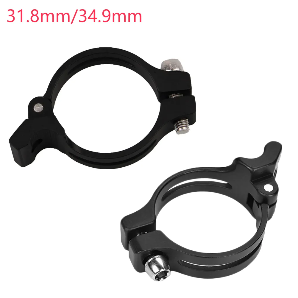 Bike Front Derailleur Braze Adapter Converter Clamp 34.9mm Bike Hanging Front Derailleur Braze-On Convertor for Front Derailleur