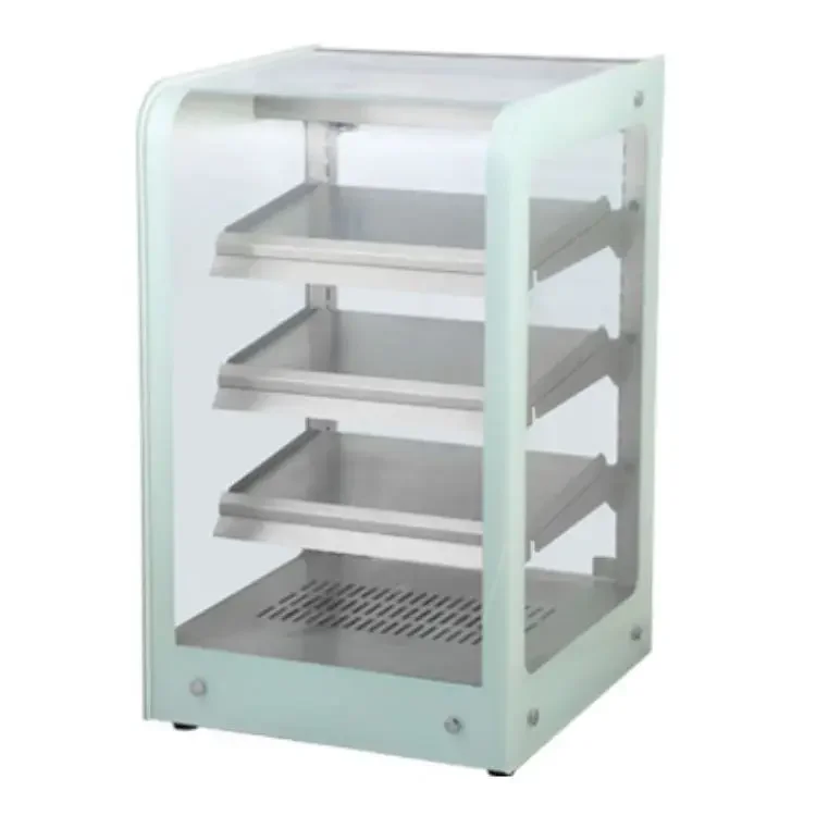 

Fried Chicken Food Display Warmer Small Size Glass Snack Hot Food Warmer Display Cabinets For Catering