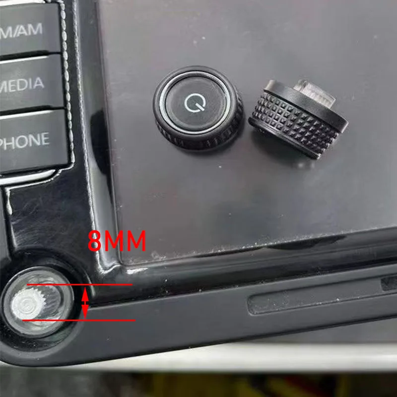Radio GPS Display Screen Switch Button Trim For VW Tiguan 5N R-Line Sharan Scirocco Touran Passat B7 CC Beetle  RSN315 RNS510