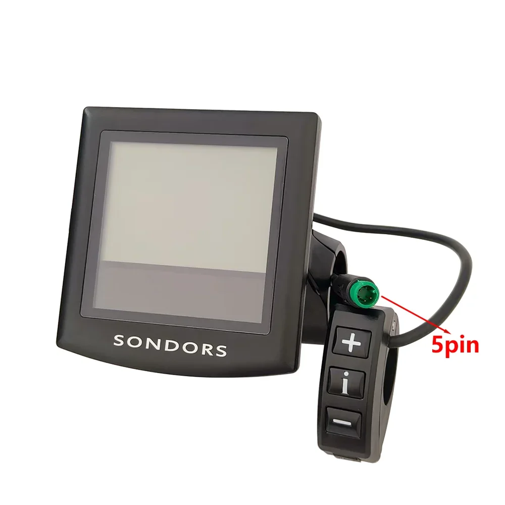 

Nulkomma LCD Display Screen Meter for Ebike SONDORS KD51C 36V 48V 5pin Speed Controller Panel MTB Fat Electric Bicycle