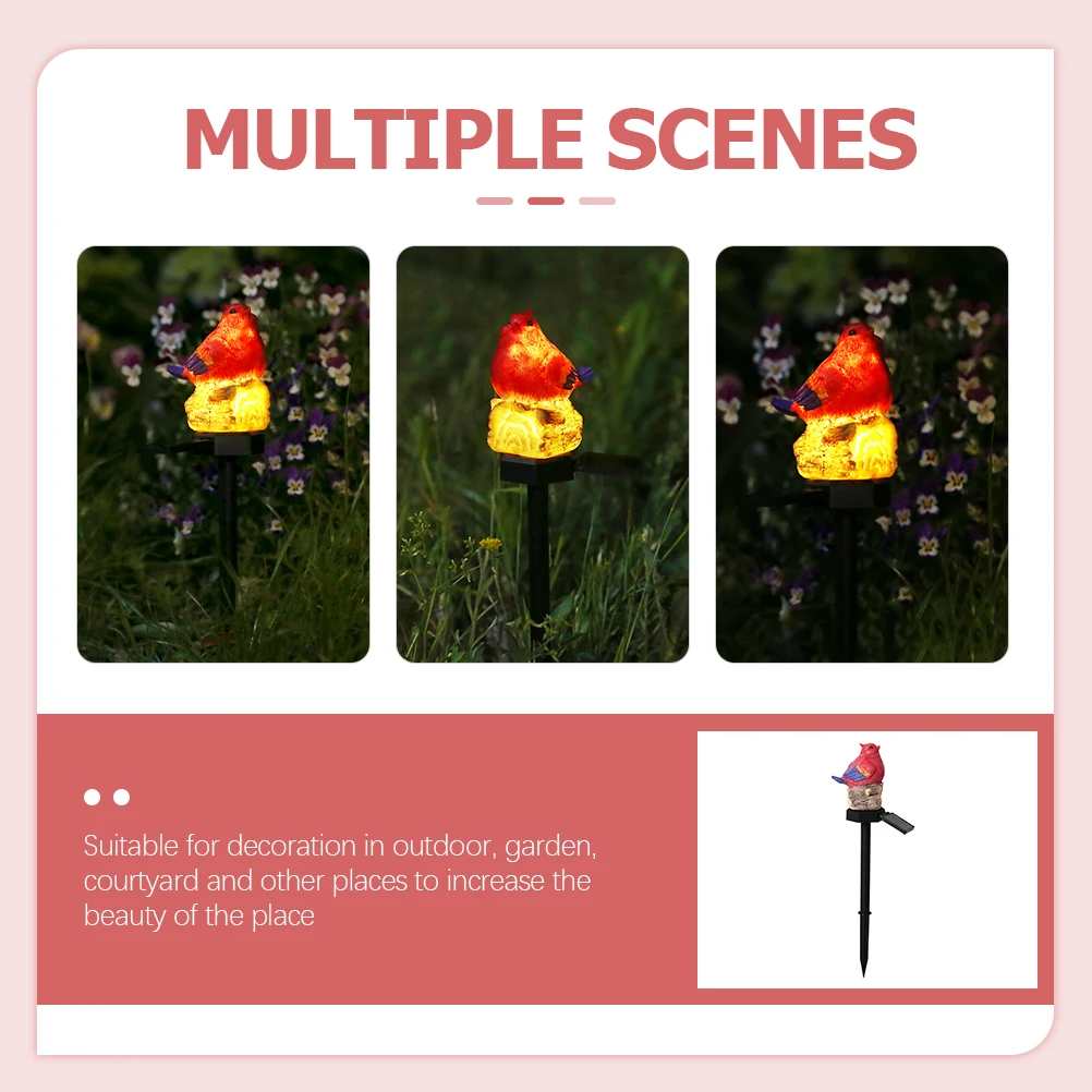 

Bird Outdoor Garden Decor Led Solar Stake Lights For Solar Stake Light Yard Patio Fence Pathway Lawn Decoration