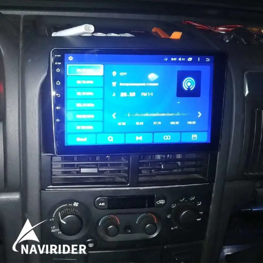 8 + 128GB AI صوت لاسلكي CarPlay راديو السيارة ستيريو لسيارة جيب جراند شيروكي II WJ 1998-2004 نظام تحديد المواقع والملاحة أندرويد 14 فيديو 2Din
