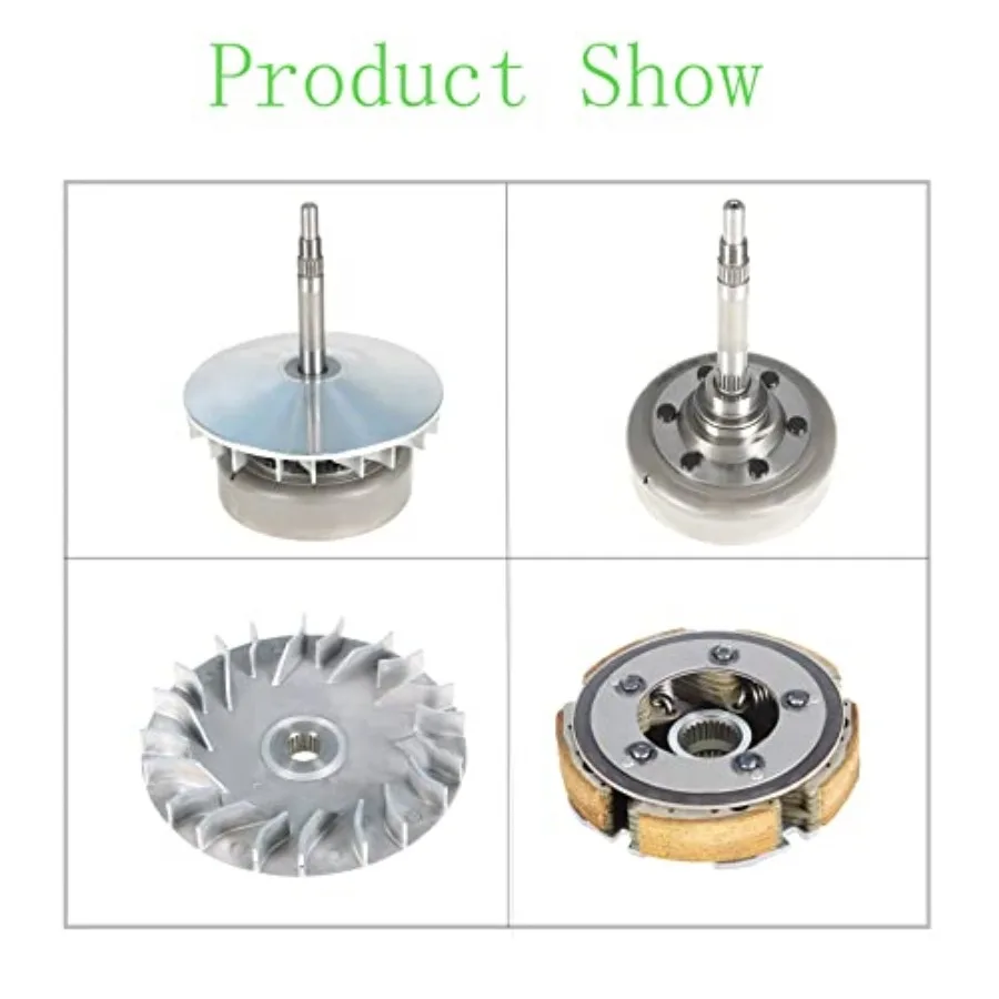 marddpair Primary Sheave Pad Shoe with Gasket Clutch Drum Housing Replacement for Yamaha Rhino 660 Grizzly YFM660 5KM-17611-00-