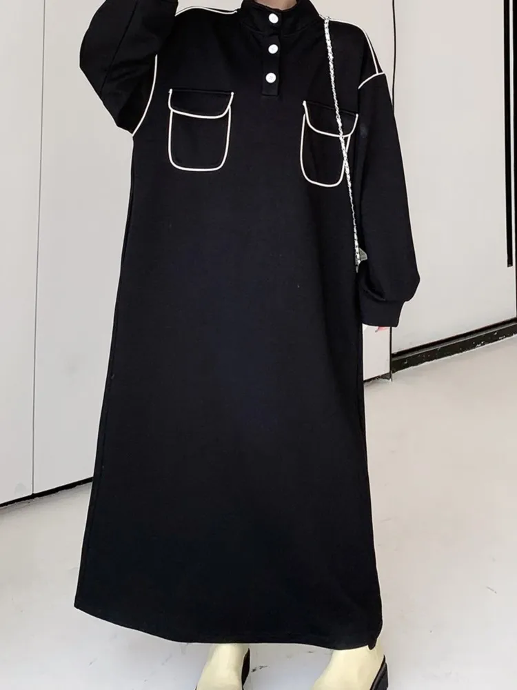 Oversize Lente Shirt Jurk Vrouwen Koreaanse Lazy Oaf Losse Lange Mouw Dames Jurken Vestidos Robe Femme