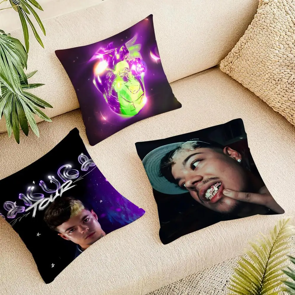 Rap Singer Saiko Cushion Cover Short Plush Pillowcase, Washable Wrinkle Resistant Cover for Bedroom Gift