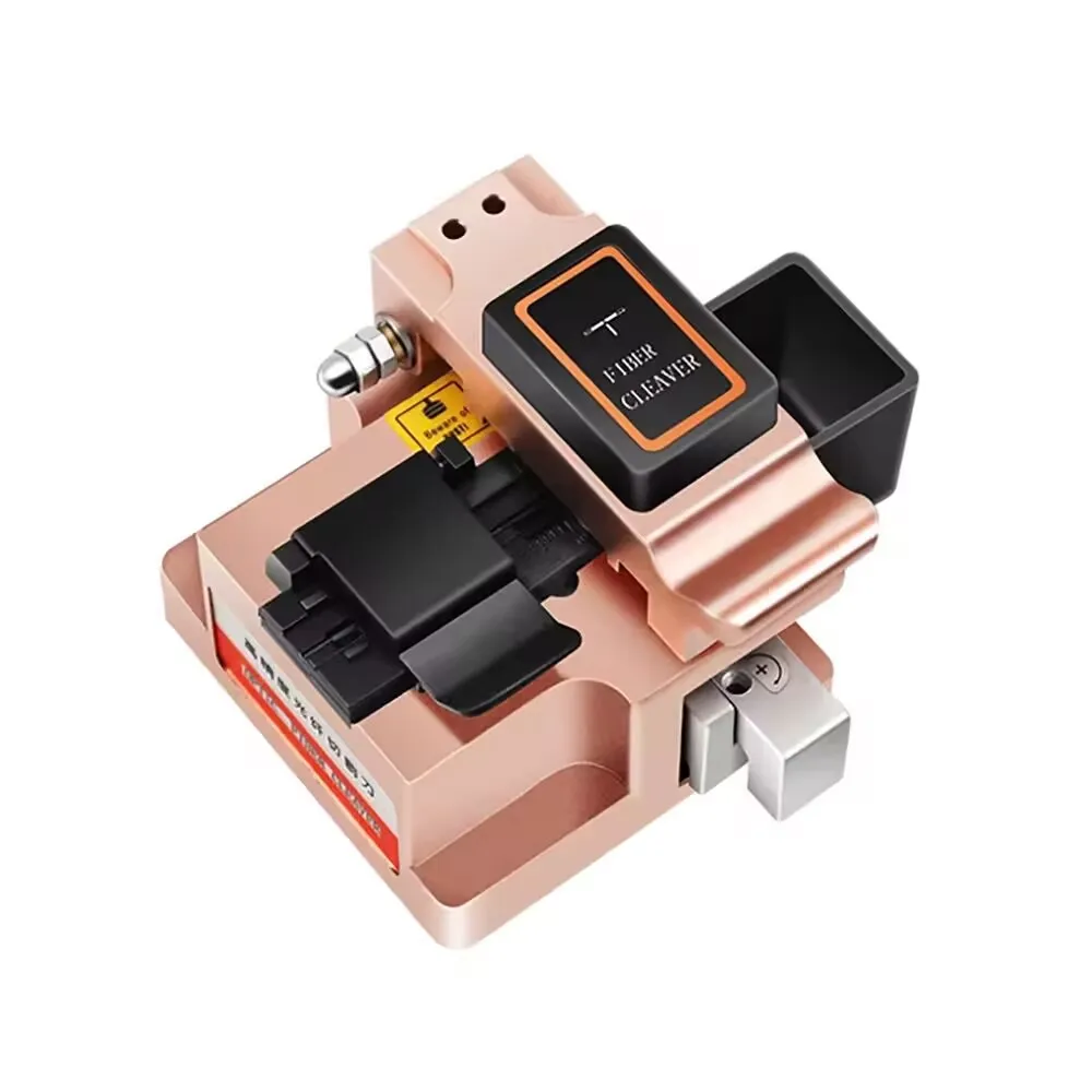 

High Precision FTTH Fiber Optic Knife Cutter Tools Optical Fiber Cleaver With Fiber Scrap Collector